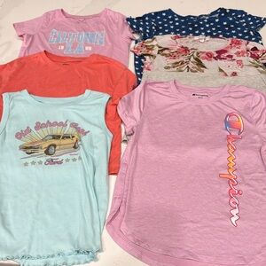 Girls bundle of T-shirts size 10/12